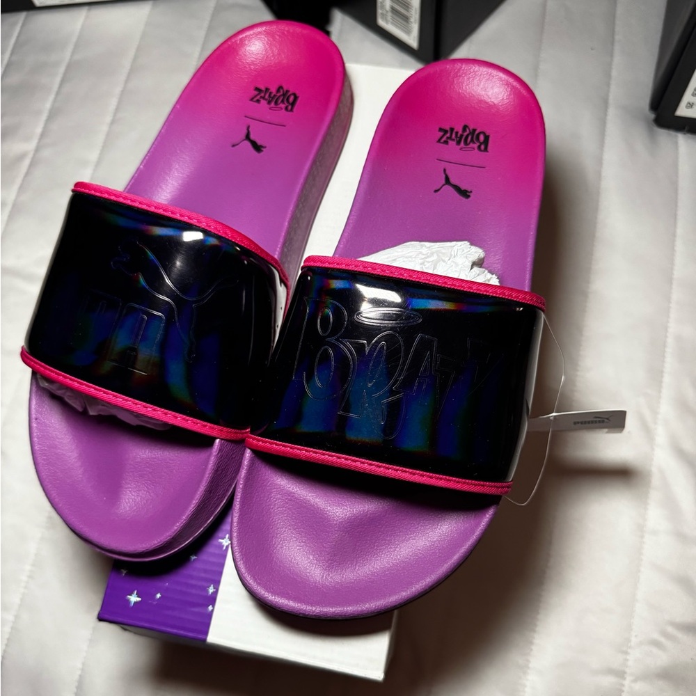 Bratz x Puma Slides – Size 7Y (Brand New)